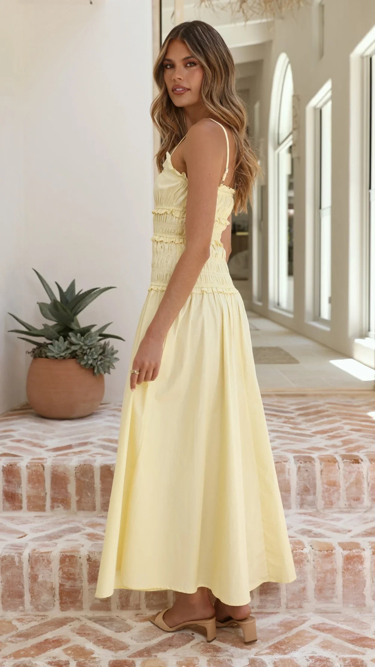 Vida Maxi Dress - Yellow